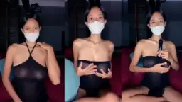 Payudara Montok Jenna Berbalut Kostum Kelinci Tembus Pandang
