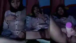 Ukhti Nina Asanti Berjilbab Mengocok Memek Di Usia 14 Tahun