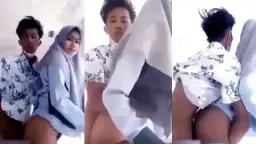 Cewek Berhijab Cantik Digoyang Jamet Nakal