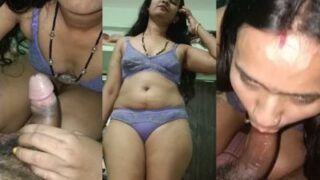 Bhabhi Panas Melayani Blowjob Desi Lalu Digilir Ngentot Brutal