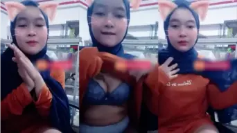 Ukhti Binal Live Colmek Godain Pascol Sampai Tembem